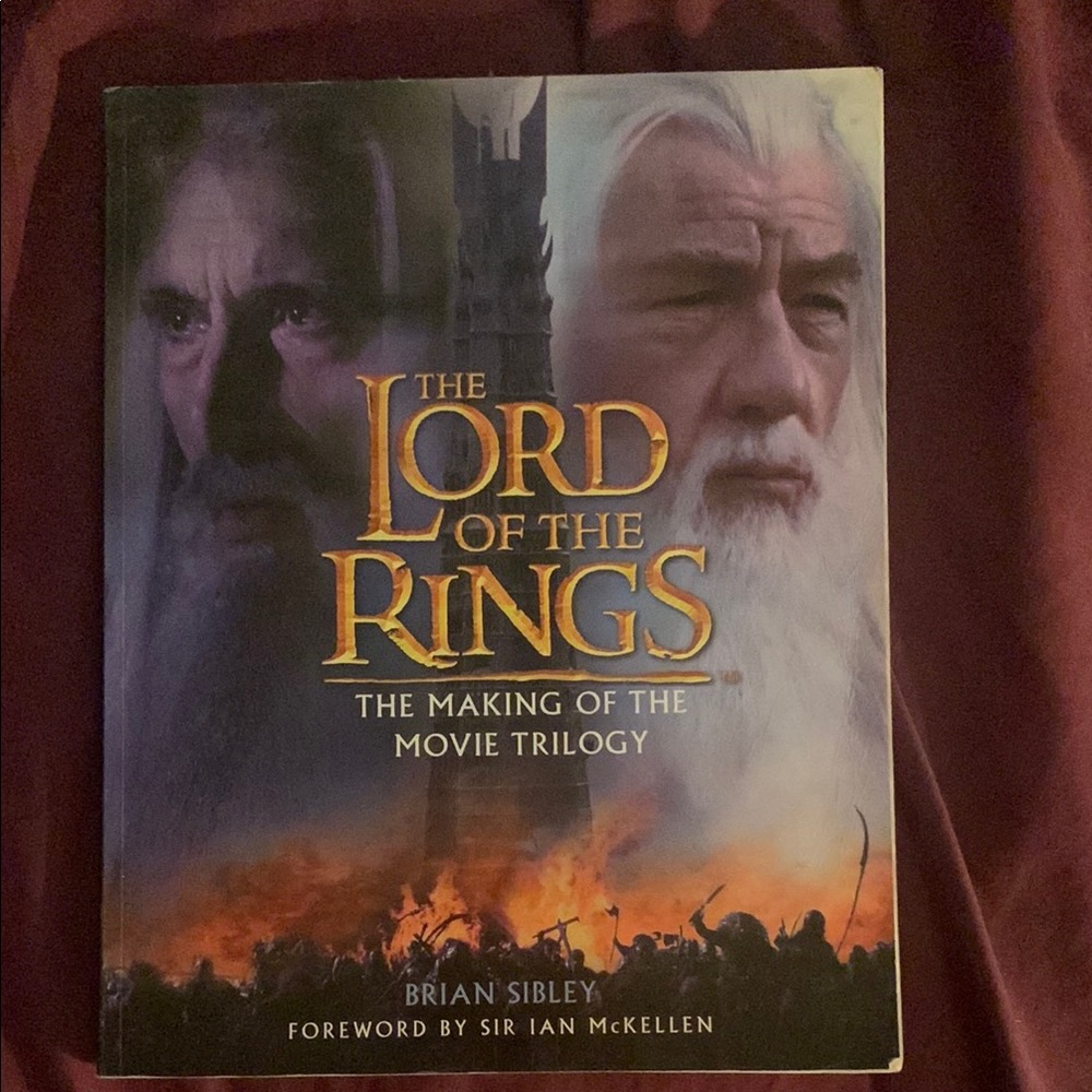 The Lord of the Rings The Making of the Movie Trilogy coffee table picture Book
